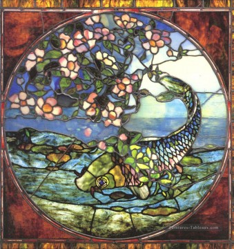  far tableaux - Direction du poisson et des fleurs John LaFarge